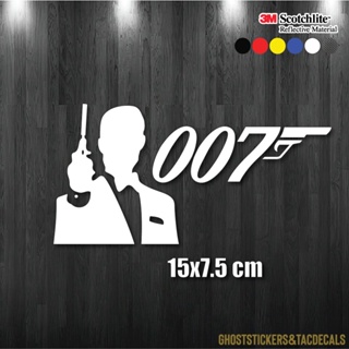 สติกเกอร์หนัง 007 James Bond แต่งรถยนต์ กล่อง มอเตอร์ไซค์ laptop computer