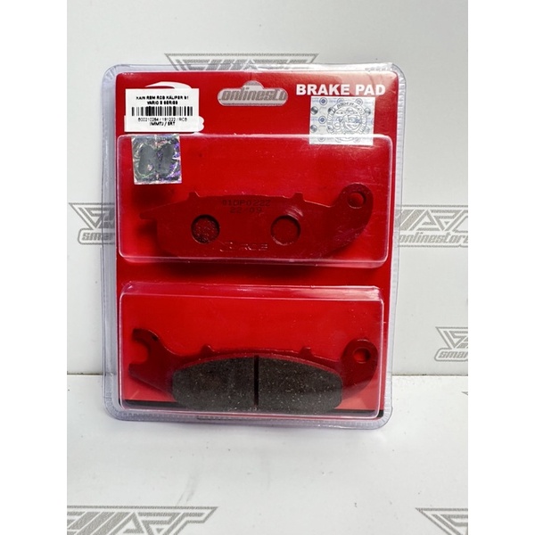 ผ้าเบรก RCB สําหรับ RCB S1 SERIES VARIO E SERIES CALIPERS