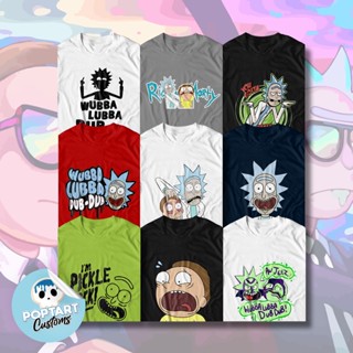 RICK &amp; MORTY INSPIRED GRAPHIC TEES | POPTART CUSTOMSเสื้อยืด