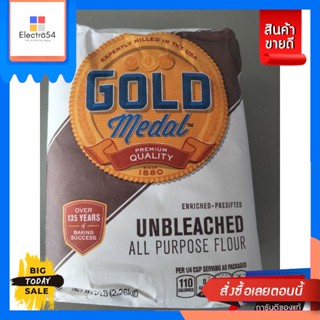 Gold Medal Unbleached Flour 2.26kg แป้งสาลีเอนกประสงค ์UOU ImportGold Medal Unbleached Flour 2.26kg All Purpose Flour UO