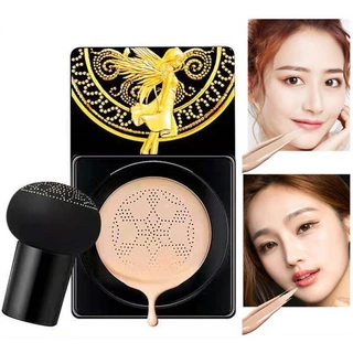 👧bb cream คุชชั่น พร้อมแปรงหัวเห็ดรองพื้นชนิดน้ำคุชชั่นผสมรองพื้นกันแดดกันน้ำกันเหงื่อปกปิดดีเยี่ย บีบีครีม