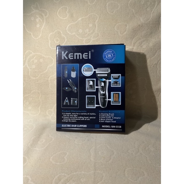 Kemei Electric Hair Clippers - แบตเตอเลี่ยนไฟฟ้า