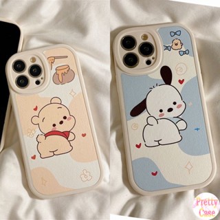 เคสรูปไข่ Big Eye Soft เคสโทรศัพท์สำหรับ VIVO V23 V23E V11i V11 V9 Youth S1 Pro V15 V5 V5S Y12 Y15 Y17 U10 Y91 Y93 Y95 Y91i Y91C Y1S Y19 5G 4G Motif Cream Love Bear