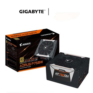 POWER SUPPLY (อุปกรณ์จ่ายไฟ) GIGABYTE AORUS AP750GM 750W 80 PLUS GOLD (GP-AP750GM_1.0) BLACK