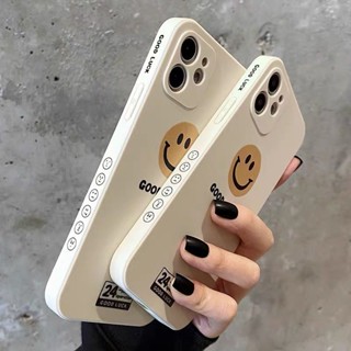 เคสโทรศัพท์มือถือ แบบนิ่ม ลายหน้ายิ้ม สําหรับ iPhone 14 Pro Max 13 12 Mini 11 XS XR X 8 7 Plus 6S 6 SE