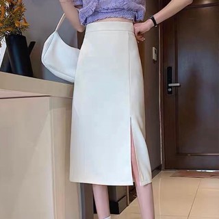 MOST 🧺 A basic skirt กระโปรงทรงเอเบสิค ผ้าซิลค์สองชั้นไม่ต้องกลัวบาง SK