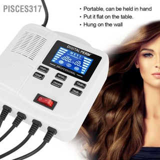 BPisces317 เครื่องดัดผม Ptc ดิจิทัล ขนาดเล็ก แบบพกพา พร้อมลูกกลิ้งจัดแต่งทรงผม