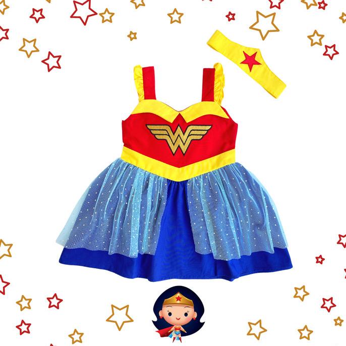WONDER WOMAN KIDS DRESS / WONDER WOMAN DRESS / WONDERWOMAN DRESS