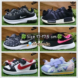 รองเท้าเด็ก แบรนด์แท้ (มือ2) set 4 🍎Size 17-17.5 cm.🍎