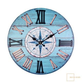 นาฬิกาแขวนผนัง Nordic THE COMPASS wall clock ระบบQuartz