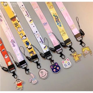 พร้อมส่ง 🇹🇭 สายคล้องบัตร สายคล้องโทรศัพท์มือถือ ลายการ์ตูน