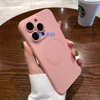 【With lens film/silicone soft case/skin felling/Pink】เคส compatible for iPhone 11 Pro Max 12 Pro Max 13 Pro Max 14 Pro Max case soft case