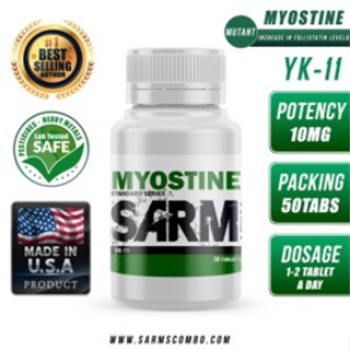 Sarms Combo Myostine YK-11 10mg 50 tabs