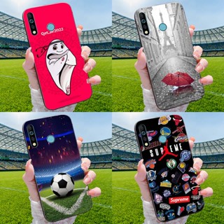 เคสซิลิโคนนิ่ม ลายการ์ตูนฟุตบอล World Cup หลากสี สําหรับ Tecno Camon 12 Air