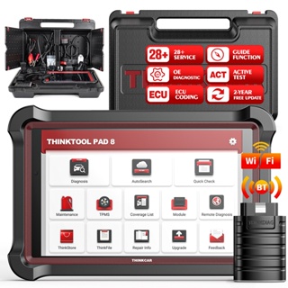 Thinkcar เครื่องสแกนเนอร์วินิจฉัยรถยนต์ PAD10 OE-Level OBD2 ABS A/F IMMO 34 Reset ECU