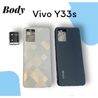 บอดี้ Y33S Body Vivo Y33S เคสกลาง+ฝาหลัง วีโว่ Y33S มีปุ่มเพิ่มเสียลดเสียง+เลนส์กล้อง แถมฟรีชุดไขควง