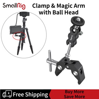 SmallRig Universal Mini Magic Arm with Super Clamp with 1/4-20 and 3/8-16 Thread for Monitor Camera LED Light 3724