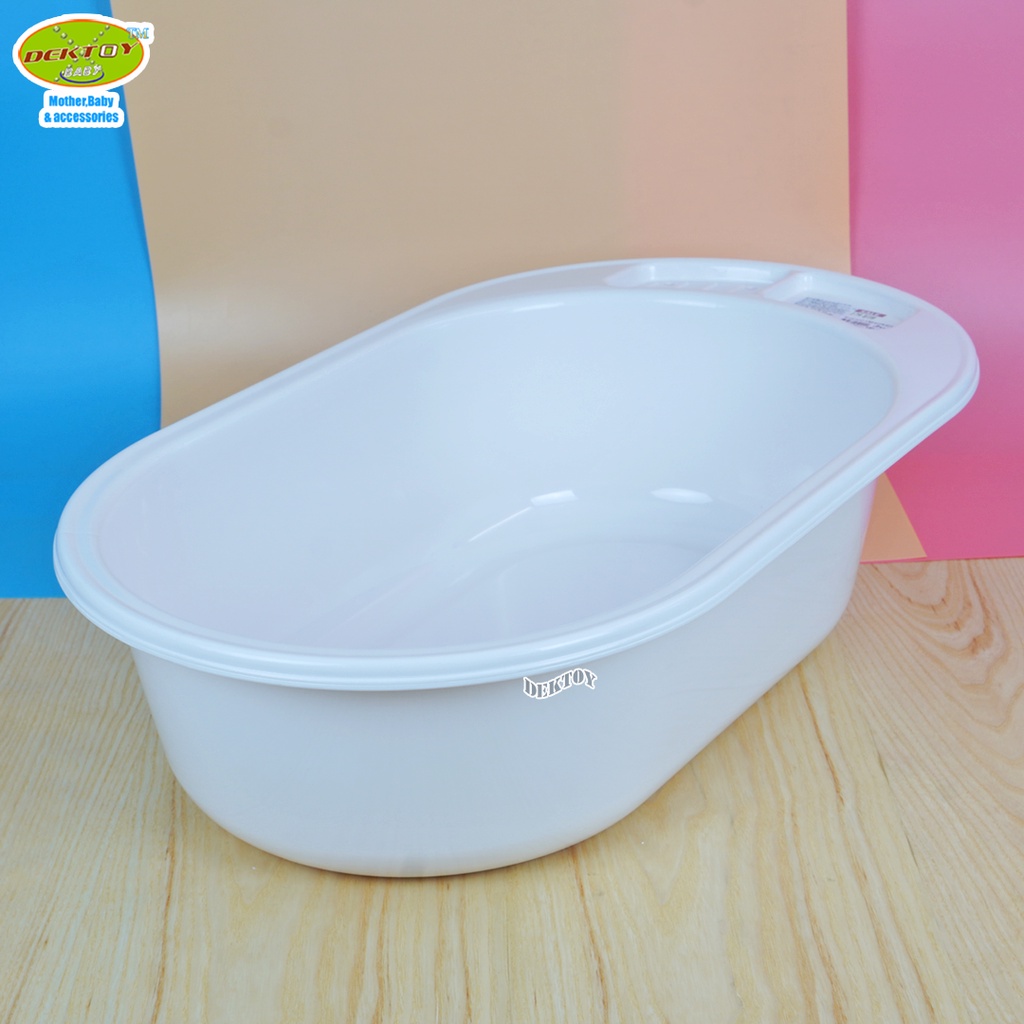 Fin Babiesplus อ่างอาบน้ำเด็ก พลาสติกหนาแข็งแรง สีพาสเทล A11 - รูปที่ 4