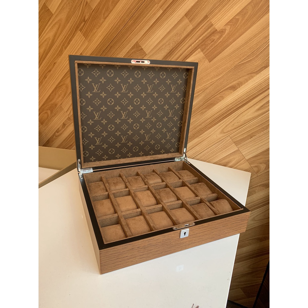 L*V คลาสสิก Retro Series กล่องนาฬิกากล่องเก็บนาฬิกา High-End Storage เฟอร์นิเจอร์ 3 ขนาดเสริมกล่องของขวัญบรรจุภัณฑ์