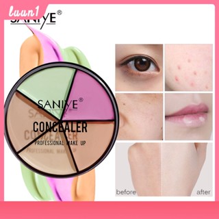 Saniye 6-Color คอนซีลเลอร์คอนทัวร์ ปกปิดรอยคล้ําใต้ตา 3 สี ติดทนนาน ธรรมชาติ กันน้ำกันเหงื่อ รองพื้น ใต้ตา จุดด่างดำ คอนซีลเลอร์เฉดดิ้ง เนื้อครีม Cod