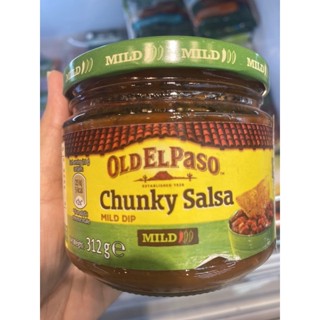 Chunky Salsa Dip Mild ( Old Els Paso Brand ) 312 G. ซอสซัลซ่า ชนิด เผ็ดน้อย ( ตรา โอลด์เอล พาโซ ) ชังกี ซัลซ่า ดิพ ไมลด์