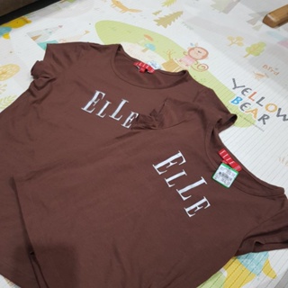 เสื้อยืดสกรีนลาย ELLE Kids size110 และ 140  ของใหม่ป้ายห้อย