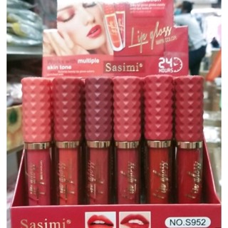 🎀Sasimi lip gloss Matte color No.S952 (อันละ)24pcs in a box