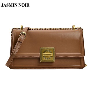 Jasmin NOIR กระเป๋าสะพายไหล่ กระเป๋าถือ หนัง PU สําหรับสตรี