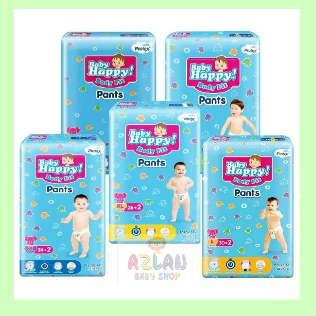 Pampers Baby Happy Pants ผ้าอ้อมรั่วแบบหนา กางเกง M32 / L28
