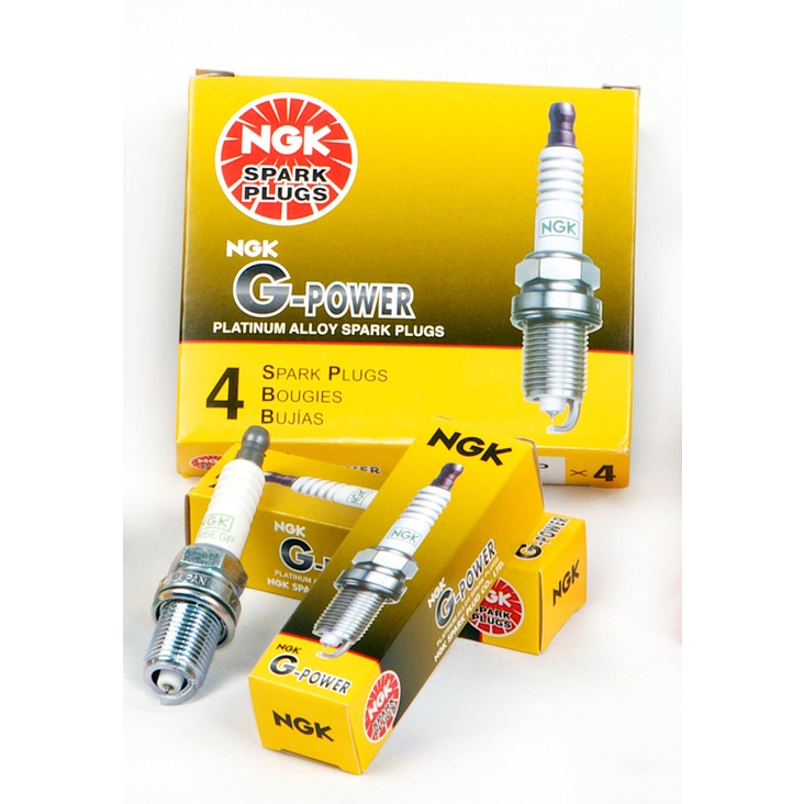 หัวเทียน NGK  TOYOTA YARIS  1.2 / Sienta 1.5 เกรด G-Power และ Laser Iridium แพ็คละ 4 หัว