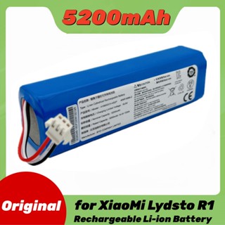 หุ่นยนต์ดูดฝุ่นแบตเตอรี่ Li-ion R1 18650 14.4v 5200mAh สําหรับ XiaoMi Lydsto R1