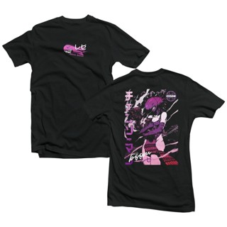 เสื้อยืด%% Anime CHAINSAW MAN DEVIL BOMB REZE T-Shirt