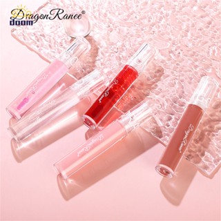 Dragon Ranee Water-Light Mirror Lip Glaze Lasting Moisturizing ลิปสติกลิปกลอส【Doom】