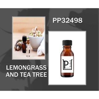 หัวน้ำหอมเทียบกลิ่นตะไคร้หอมและทีทรี Lemongrass and Tre tree ไม่ผสมแอลกอฮอล์ (สำหรับเทียน)