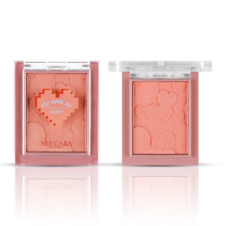 Nee Cara Mini Heart Blush on #N327 : neecara บลัชออน มินิ ฮาร์ท x 1 ชิ้น alyst