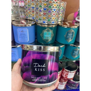 Bath &amp; Body Works Dark Kiss 3-wick Candle 411g. ของแท้