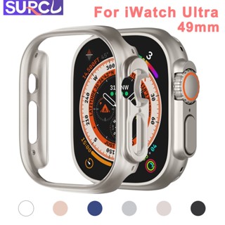 เคสนาฬิกาข้อมือ PC แบบแข็ง กันกระแทก ขอบรอบด้าน สําหรับ Apple Watch Ultra 49 มม. iWatch Ultra 49 มม.