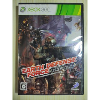 (มือ2)​ Xbox​ 360​ -​ Earth Defense Force Insect (ntsc-j)​*เล่นกับเครื่อง X360 โซน ntsc-j &amp; เครื่อง XB one , XB series X