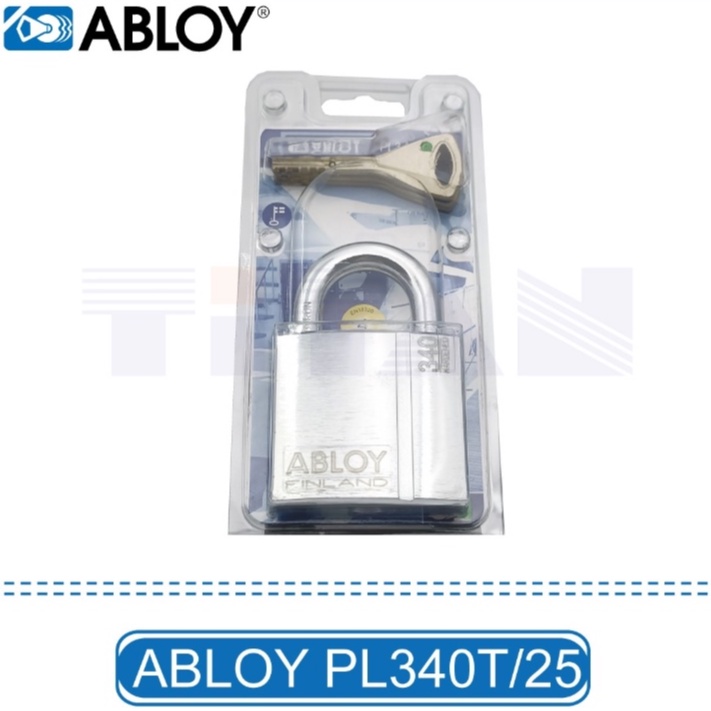 กุญแจล็อคมาตราฐานสูง (แอ๊ปบลอย) Abloy รุ่น PL340T/25 UK