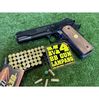 (โปร) แบลงค์กันKUZEY M1911 ลาย SERIES 80 สีดำ 5นิ้ว + กริบG10