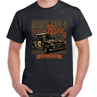 [COD] เสื้อยืดแขนสั้น ลําลอง เนื้อผ้าฝ้าย 100% พิมพ์ลายรถแข่ง Monte Carlo Rally ขนาดพลัสไซซ์ ของขวัญวัน