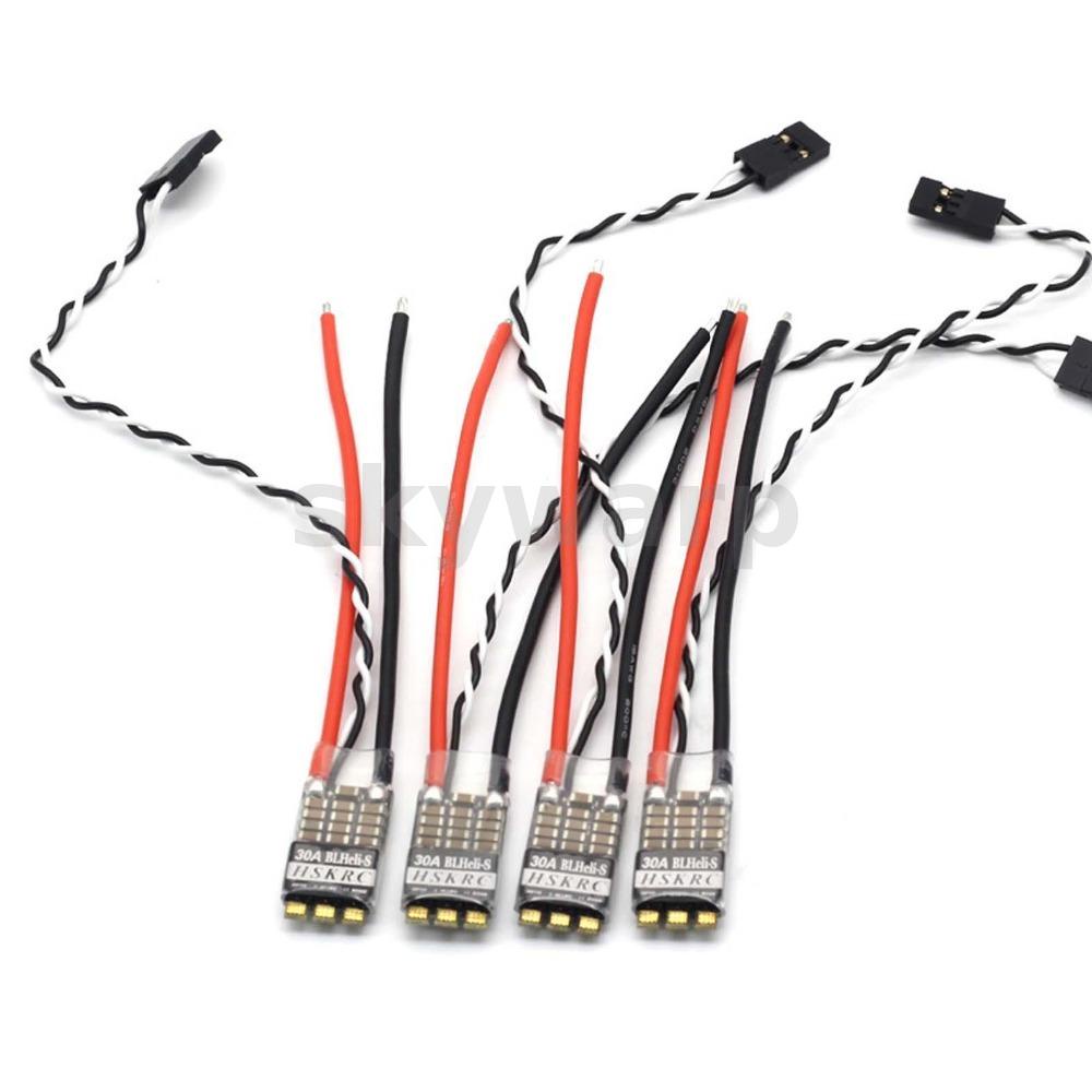 Hskrc ตัวควบคุมความเร็ว ไร้แปรงถ่าน 20A 30A 35A 45A 2-4S BLHeli-S ESC Oneshot DSHOT600 สําหรับโดรนบั