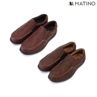 MATINO SHOES รองเท้าหนังชาย รุ่น MC/S 7811 - BROWN/COFFEE