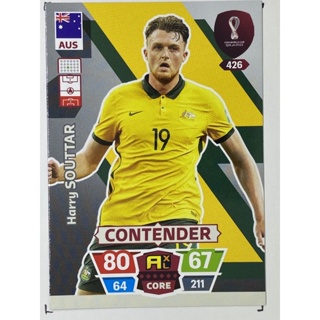 การ์ดนักฟุตบอล Harry Souttar ฟุตบอลโลก world cup 2022 การ์ดสะสม Australia การ์ดนักเตะ ออสเตรเลีย