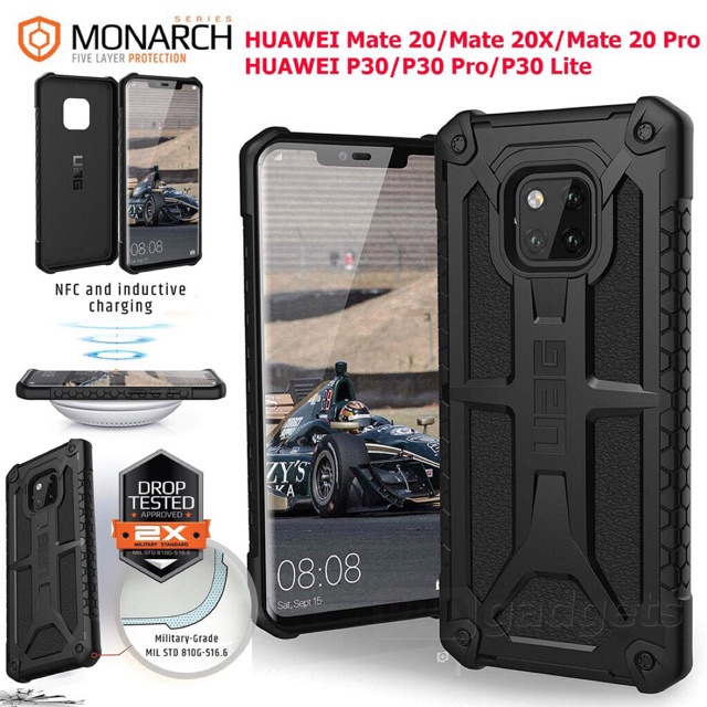 ส่งจากไทย เคส UAG แคปล่าMONARCH สำหรับรุ่น Huawei P20 P30pro P40 P40pro Mate20 Mate20X Mate30proเคสกันกระแทก
