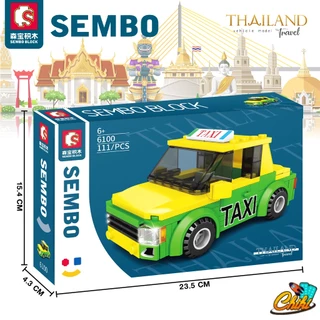 ตัวต่อ Sembo Block ยานพาหนะ Thailand รถเมล์ รถตุ๊กตุ๊ก ฯลฯ