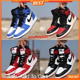 [SDF] 24h Ni ** Ke Jordan air AJ1 lelaki Wanita Perempuan kasut Sukan รองเท้าผ้าใบลําลอง สําหรับผู้ชาย ผู้หญิง เหมาะกับการเล่นบาสเก็ตบอล