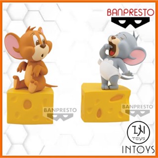 Set 2in1 BANPRESTO​ -​ TOM AND JERRY FIGURE COLLECTION - I LOVE CHEESE (A: JERRY )+( B: TUFFY )​( BANDAI &amp;​ BANPRESTO )​