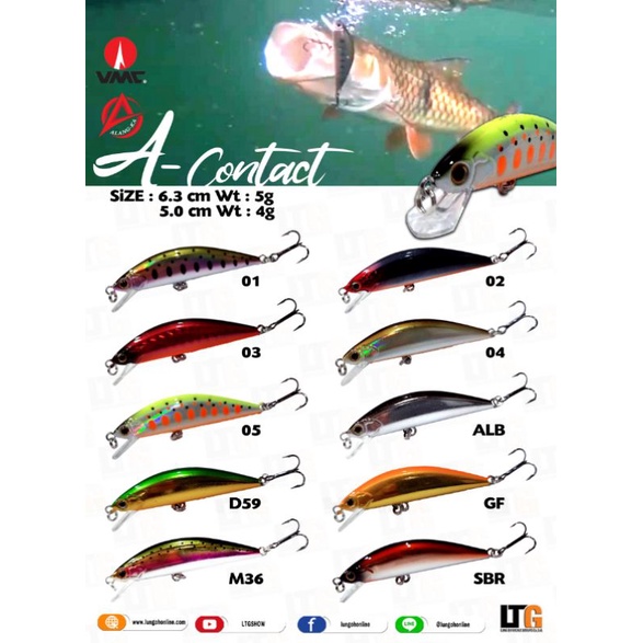 🎣 เหยื่อปลอม Alang-ka A Contact