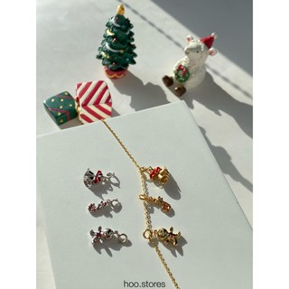 [all silver 925] hoo.stores Christmas Pendants (Rhodium/18k gold plated) จี้เงินแท้ s925 จี้คริสมาสต์ จี้สร้อยคอ